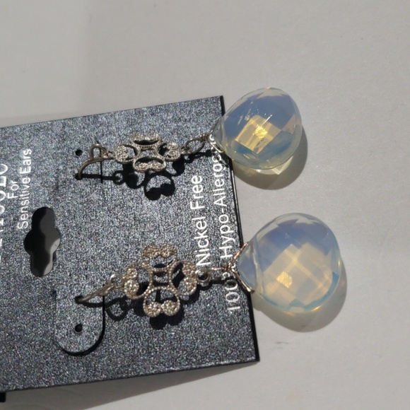 Ashley Nicole Filigree Drop Earrings – Opalescent Stones, Nickel-Free - Women's - Picture 3 of 8